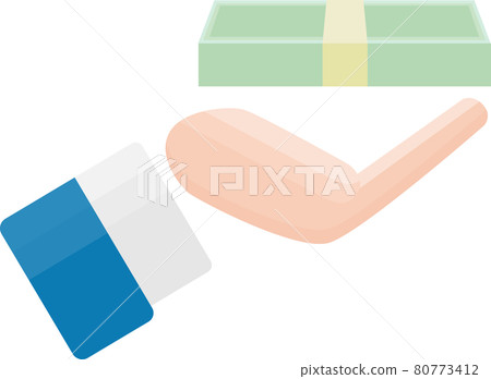 Icon business hand money Icon business hand money 80773412