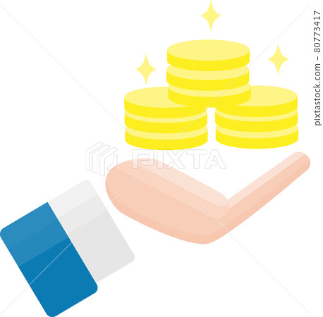 Icon business hand money Icon business hand money 80773417