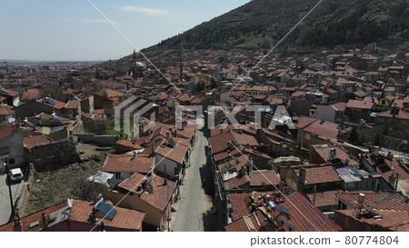 Top aerial drone city pattern architecture Top aerial drone city pattern architecture 80774804