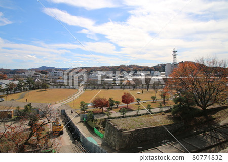 從小峰城（福島縣白川市）眺望 80774832