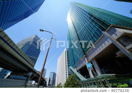 Tokyo Roppongi cityscape and skyscrapers 80778238