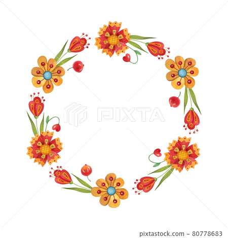 Hand-drawn watercolor floral frame template. Botanical illustration with space for text. Decor for invitations, greeting cards, posters, design elements. Hand-drawn watercolor floral frame template. Botanical illustration with space for text. Decor for invitations, greeting cards, posters, design elements. 80778683