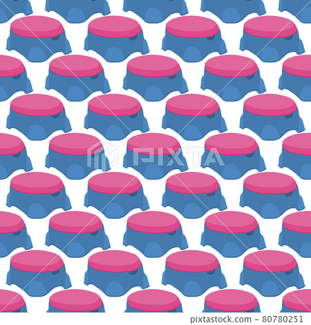 Abstract seamless plastic baby pots with comfortable handle 80780251