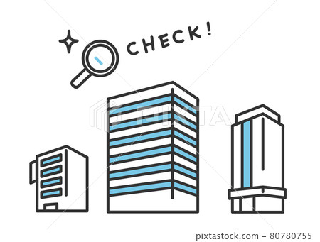 寫字樓/公司形象插畫素材 80780755