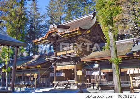 長野縣Su訪大社神社春宮Su訪大社 長野縣Su訪大社神社春宮Su訪大社 80781275