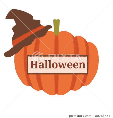 南瓜萬聖節標籤 80781634