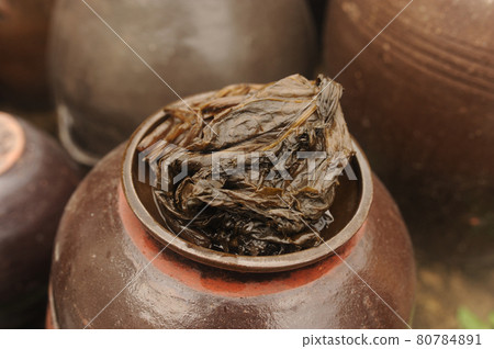 韓國傳統Jangdokdae鄉村故鄉gondre蔬菜 80784891