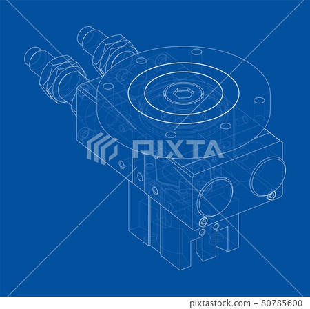 Abstract industry object concept. Vector 80785600
