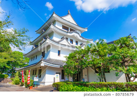 位於尾張旭市城山公園的模擬天守城朝日城<愛知縣尾張旭市> 80785679