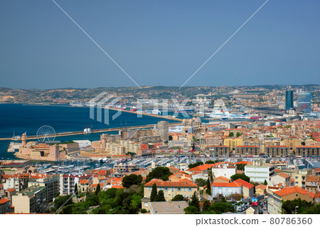 View of Marseille town. Marseille, France View of Marseille town. Marseille, France 80786360