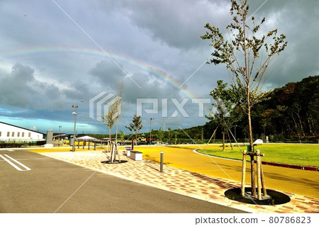 Rainbow, Okuma Town, Fukushima Prefecture Rainbow, Okuma Town, Fukushima Prefecture 80786823