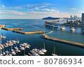 Gwangan Bridge or Yacht Dock 80786934