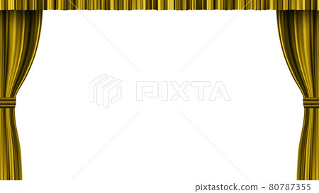 Curtain cloth background material with alpha channel transparent background 80787355