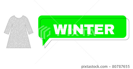 Misplaced Winter Green Phrase Frame and Mesh Carcass Woman Dress Misplaced Winter Green Phrase Frame and Mesh Carcass Woman Dress 80787655
