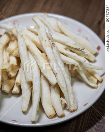 Fresh organic root vegetable burdock Fresh organic root vegetable burdock 80787884