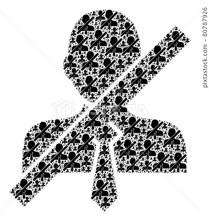 Stop Gentleman Recursion Composition of Itself Icons Stop Gentleman Recursion Composition of Itself Icons 80787926