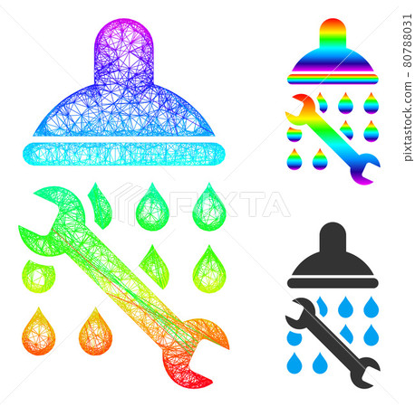 Spectrum Linear Gradient Shower Plumbing Icon 80788031
