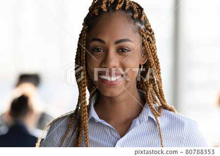 Portrait of happy beautiful young african american hipster businesswoman. Portrait of happy beautiful young african american hipster businesswoman. 80788353