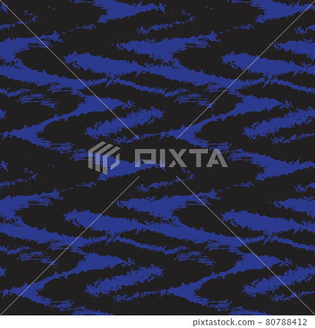 Blue Brush Stroke Fur Seamless Pattern Blue Brush Stroke Fur Seamless Pattern 80788412