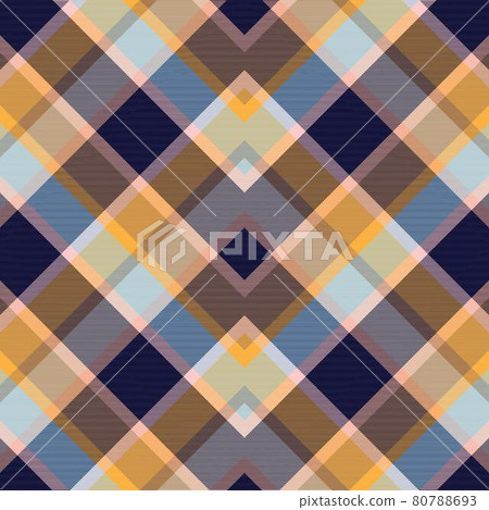 Colourful Chevron Plaid Tartan textured Seamless Pattern Design 80788693