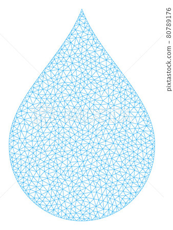 Web Net Drop Icon - Stock Illustration [80789176] - PIXTA
