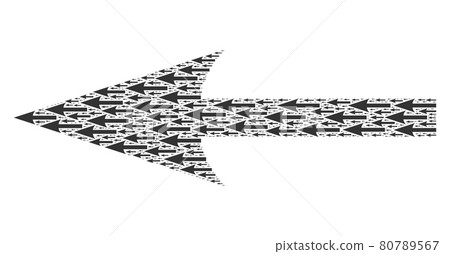 Sharp Arrow Left Recursion Mosaic of Itself Items 80789567