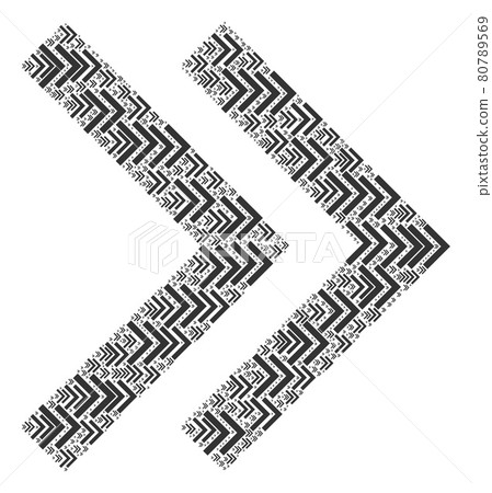 Shift Right Fractal Mosaic of Itself Items 80789569
