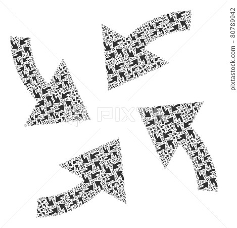 Cyclone Arrows Fractal Composition of Itself Items Cyclone Arrows Fractal Composition of Itself Items 80789942