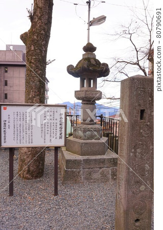 伊香保溫泉 伊香保町指定史蹟群馬澀川 伊香保溫泉 溫泉街 石團 伊香保神社 石團街 80790691