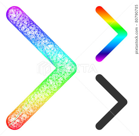 Spectral Linear Gradient Direction Right Icon 80790785