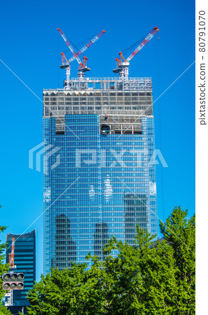 日本東京城市景觀，如東京中城八重洲 80791070