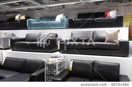 KUALA LUMPUR, MALAYSIA -SEPTEMBER 25, 2016: Interior of the IKEA Kuala Lumpur Store. IKEA is the world's largest furniture retailer, founded in Sweden in 1943 80791460