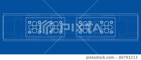 Abstract industry object concept. Vector 80793213