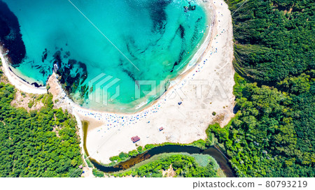 Silistar turquoise beach, Bulgaria coastline Black Sea Silistar turquoise beach, Bulgaria coastline Black Sea 80793219