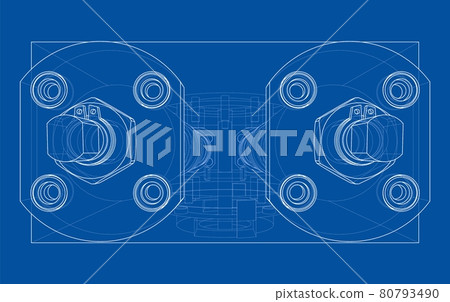Abstract industry object concept. Vector Abstract industry object concept. Vector 80793490