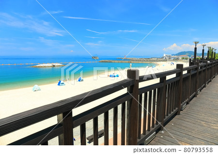 [Ehime Prefecture] Futami Seaside Park under sunny weather 80793558