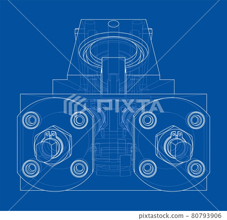 Abstract industry object concept. Vector 80793906