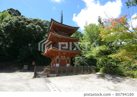 奈良縣奈良市靈泉寺三層塔 80794180