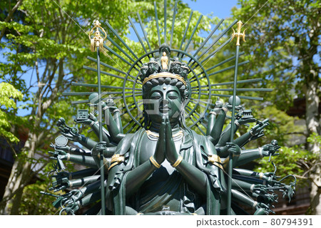 Ryosenji Temple Senju Kanzeon Bosatsu Statue, Nara City, Nara Prefecture 80794391