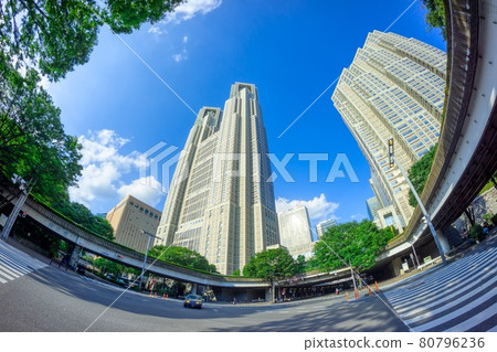 東京風景新宿摩天大樓小組 東京風景新宿摩天大樓小組 80796236