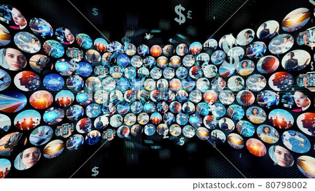 加密資產 NFT 虛擬貨幣區塊鏈 80798002