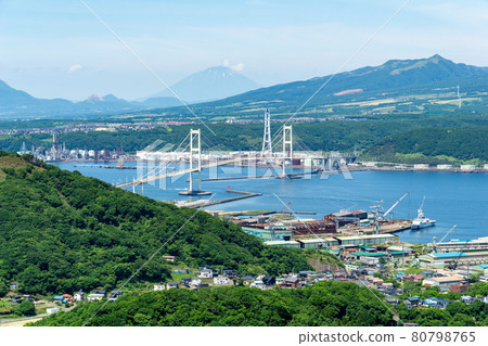 Superb view of Hakucho Bridge from Sokuryozan 80798765