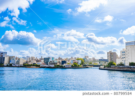 Cityscape of Tokyo Scenery around Kiyosu Bridge 80799584