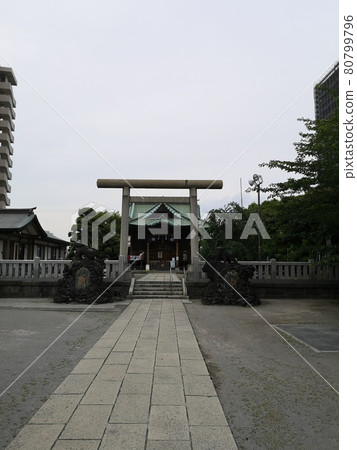 後六神社院內靠近鳥居 後六神社院內靠近鳥居 80799796