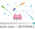 Illustration of dentist Dental PMTC cleaning image 01 80799943