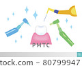 Illustration of dentist Dental PMTC cleaning image 02 80799947