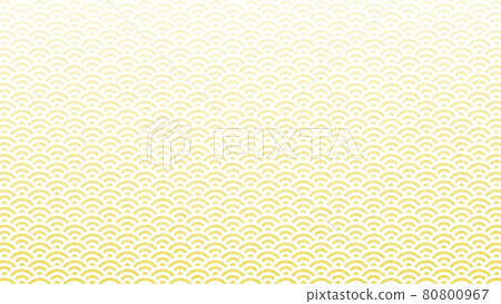 Traditional Japanese pattern, Qinghai wave background material 80800967