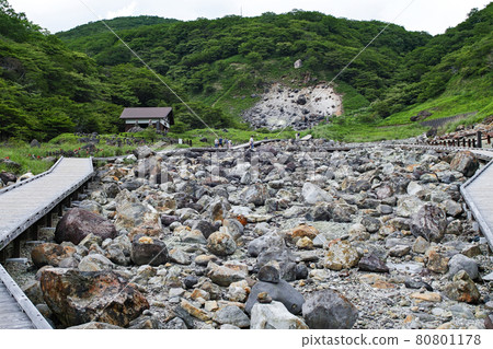 Tochigi Prefecture / Nine-tailed fox legend historic site "Sesshoseki" 80801178