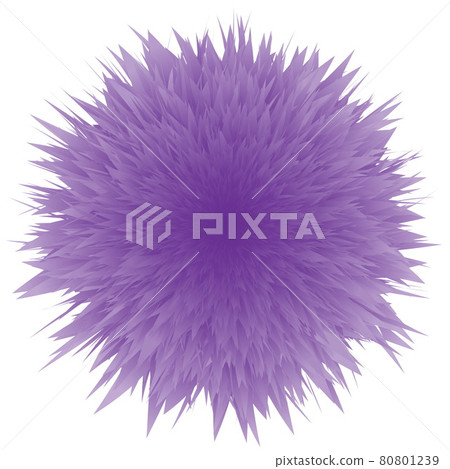 Illustration of flowers or feathers in purple tones isolated on white background. Bloom from the middle. Illustration of flowers or feathers in purple tones isolated on white background. Bloom from the middle. 80801239
