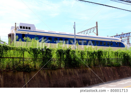 Shinkansen 0 series train 0 series Shinkansen Hakata Minami Station Hakata General Vehicle Center Shinkansen 0 series train 0 series Shinkansen Hakata Minami Station Hakata General Vehicle Center 80801713
